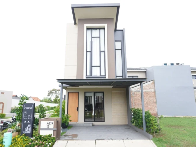 Rumah Carmel Catalina Bekasi tampak depan