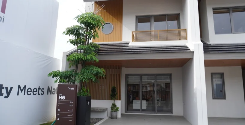 Rumah Hoshi H6 Bekasi tampak depan
