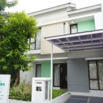 Rumah Albasia Tangerang tampak depan