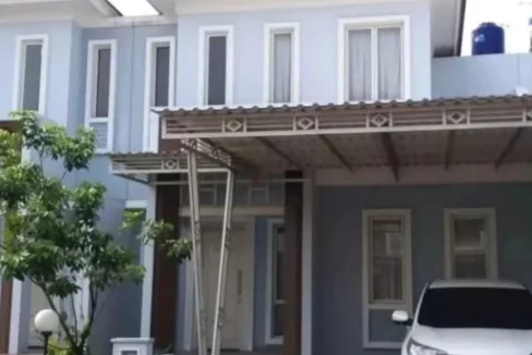 Rumah dijual di Suvarna Sutera Tangerang fasad depan modern