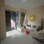 Tampak depan rumah semi furnish hoek di Gading Serpong