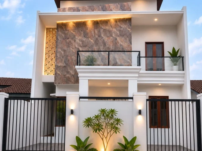 Tampak depan rumah brand new Metland Puri Tangerang